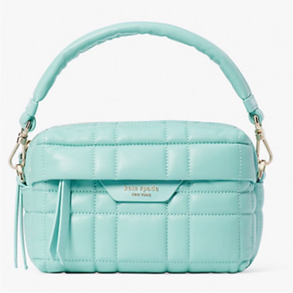 kate spade Quilted Crossbody Bag in Mint